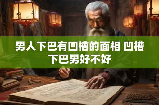 男人下巴有凹槽的面相 凹槽下巴男好不好