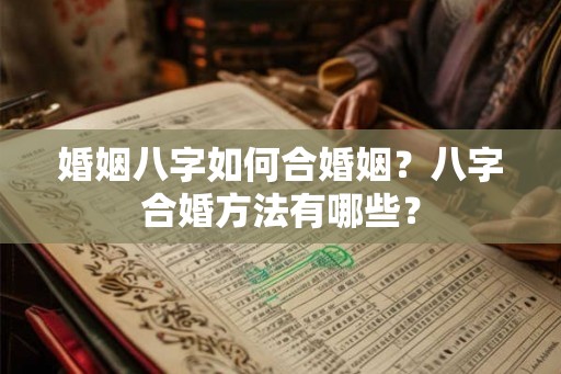 婚姻八字如何合婚姻？八字合婚方法有哪些？