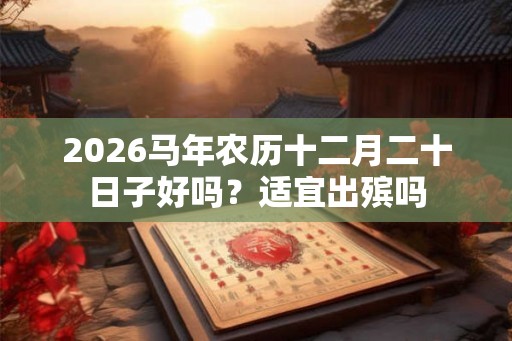2026马年农历十二月二十日子好吗？适宜出殡吗