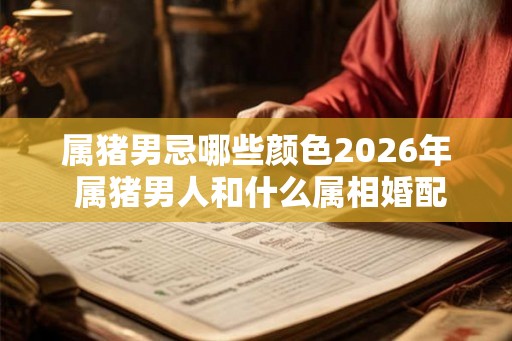 属猪男忌哪些颜色2026年 属猪男人和什么属相婚配最吉利
