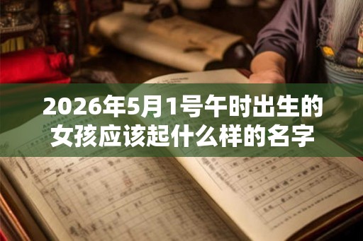 2026年5月1号午时出生的女孩应该起什么样的名字