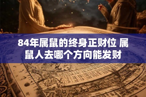 84年属鼠的终身正财位 属鼠人去哪个方向能发财 84年属鼠的终身正财位 属鼠人去哪个方向能发财