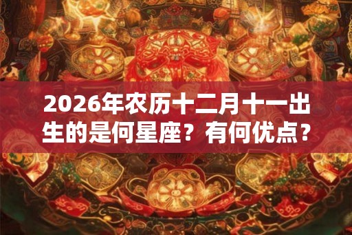 2026年农历十二月十一出生的是何星座？有何优点？