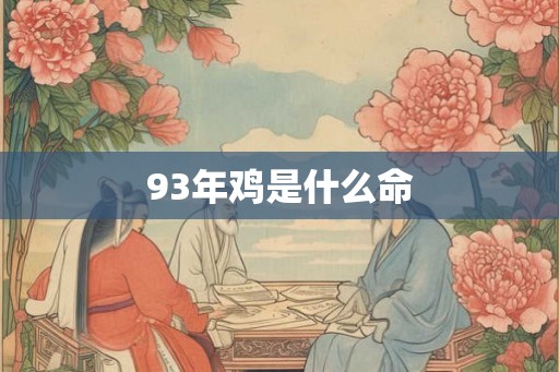 93年鸡是什么命