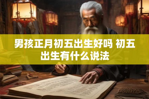男孩正月初五出生好吗 初五出生有什么说法 男孩正月初五出生好吗 初五出生有什么说法