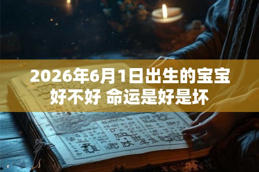 2026年6月1日出生的宝宝好不好 命运是好是坏