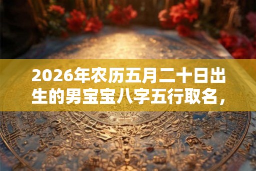 2026年农历五月二十日出生的男宝宝八字五行取名，霸气响亮的名字大全