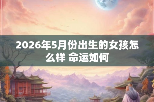 2026年5月份出生的女孩怎么样 命运如何 2026年5月份出生的女孩怎么样 命运如何