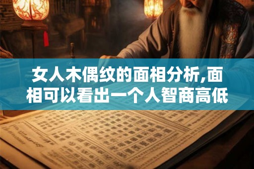 女人木偶纹的面相分析,面相可以看出一个人智商高低？