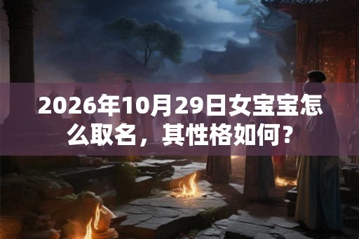 2026年10月29日女宝宝怎么取名，其性格如何？