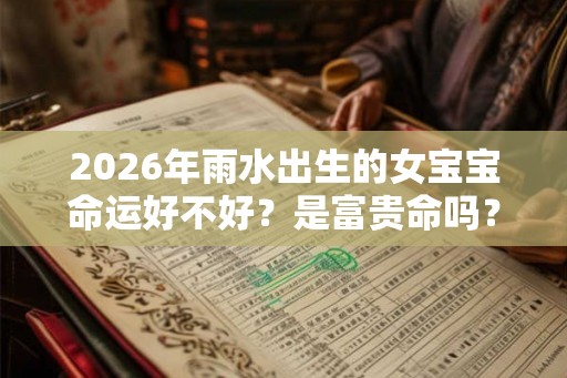 2026年雨水出生的女宝宝命运好不好？是富贵命吗？
