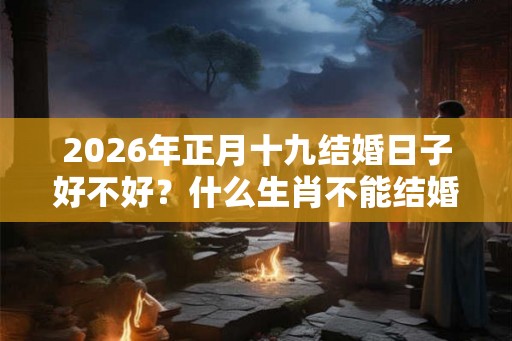 2026年正月十九结婚日子好不好？什么生肖不能结婚？