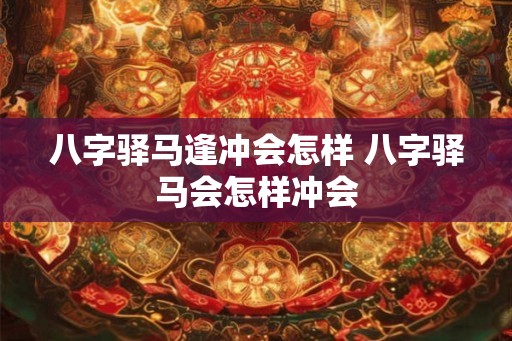 八字驿马逢冲会怎样 八字驿马会怎样冲会