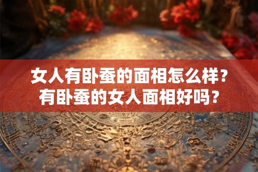 女人有卧蚕的面相怎么样?有卧蚕的女人面相好吗? 女人有卧蚕的面相怎么样?有卧蚕的女人面相好吗?