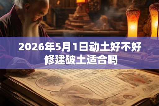 2026年5月1日动土好不好 修建破土适合吗