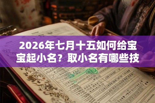 2026年七月十五如何给宝宝起小名？取小名有哪些技巧？