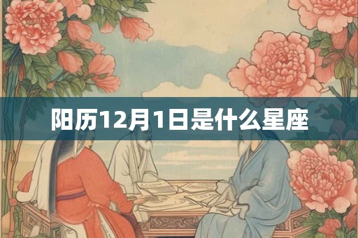 阳历12月1日是什么星座