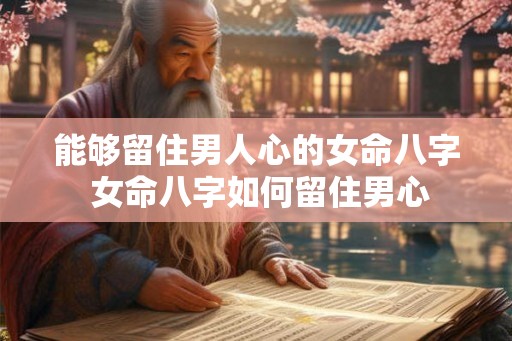 能够留住男人心的女命八字 女命八字如何留住男心
