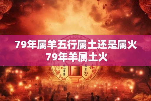79年属羊五行属土还是属火 79年羊属土火