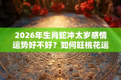 2026年生肖蛇冲太岁感情运势好不好?如何旺桃花运? 2026年生肖蛇冲太岁感情运势好不好?如何旺桃花运?
