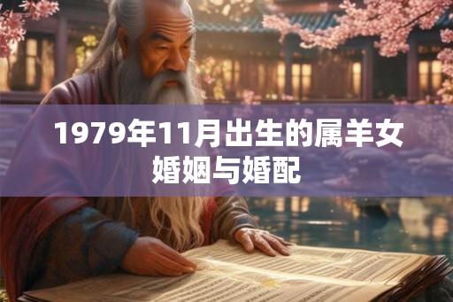 1979年11月出生的属羊女婚姻与婚配