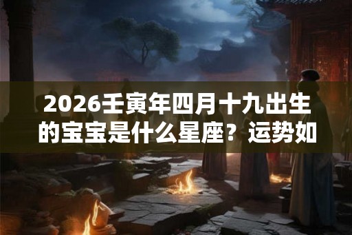 2026壬寅年四月十九出生的宝宝是什么星座？运势如何？