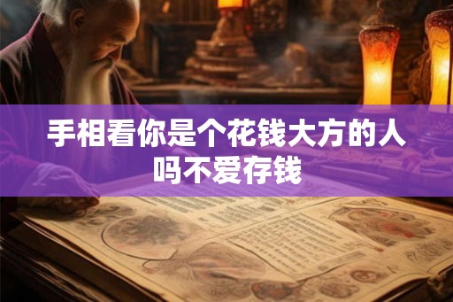 手相看你是个花钱大方的人吗不爱存钱