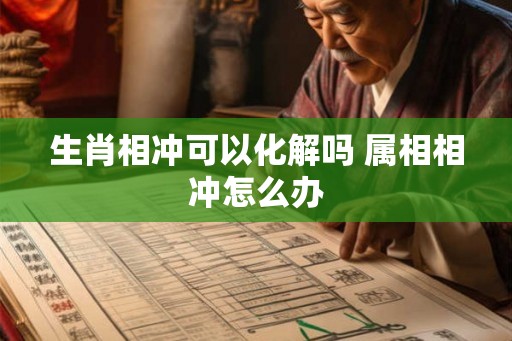 生肖相冲可以化解吗 属相相冲怎么办 生肖相冲可以化解吗 属相相冲怎么办