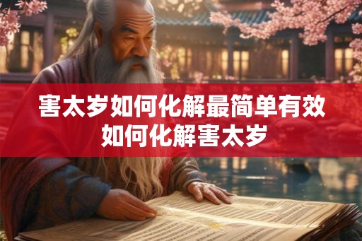 害太岁如何化解最简单有效 如何化解害太岁