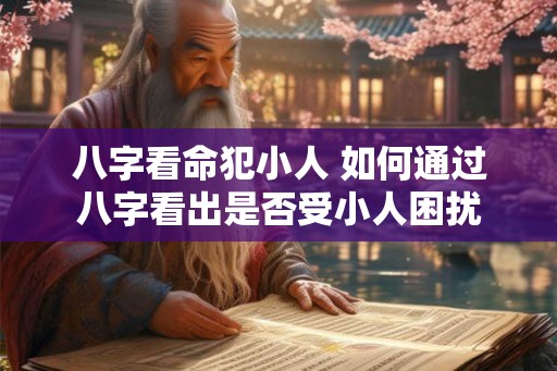 八字看命犯小人 如何通过八字看出是否受小人困扰