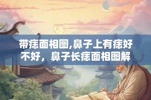 带痣面相图,鼻子上有痣好不好，鼻子长痣面相图解