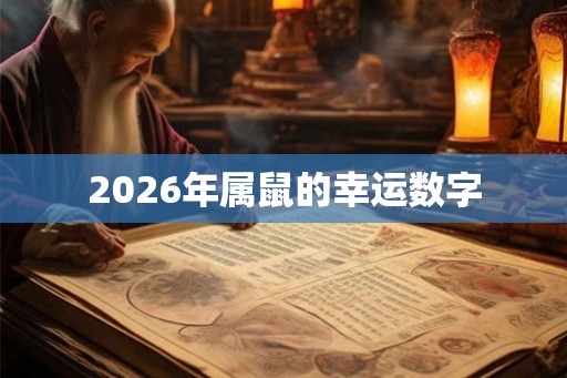 2026年属鼠的幸运数字