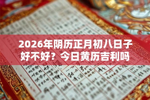 2026年阴历正月初八日子好不好？今日黄历吉利吗