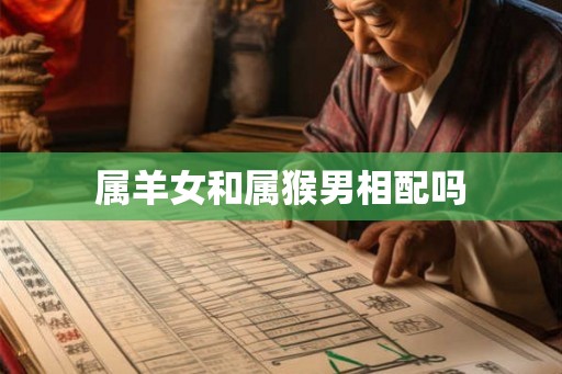 属羊女和属猴男相配吗