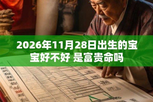 2026年11月28日出生的宝宝好不好 是富贵命吗 2026年11月28日出生的宝宝好不好 是富贵命吗