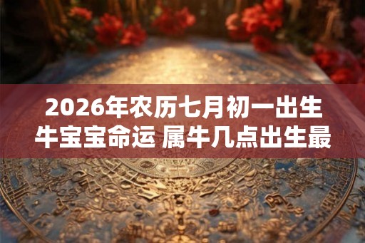 2026年农历七月初一出生牛宝宝命运 属牛几点出生最好