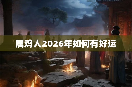 属鸡人2026年如何有好运