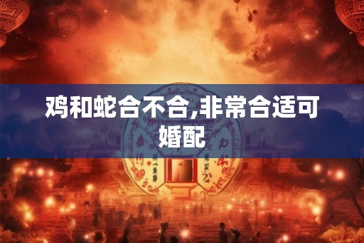 鸡和蛇合不合,非常合适可婚配 鸡和蛇合不合,非常合适可婚配