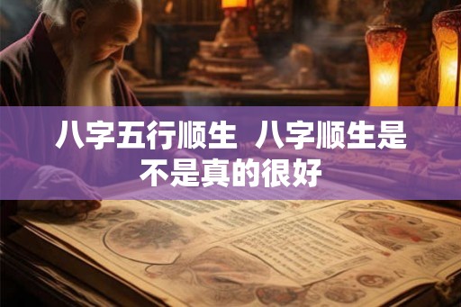 八字五行顺生 八字顺生是不是真的很好 八字五行顺生 八字顺生是不是真的很好