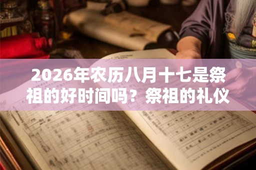 2026年农历八月十七是祭祖的好时间吗？祭祖的礼仪你知道吗？