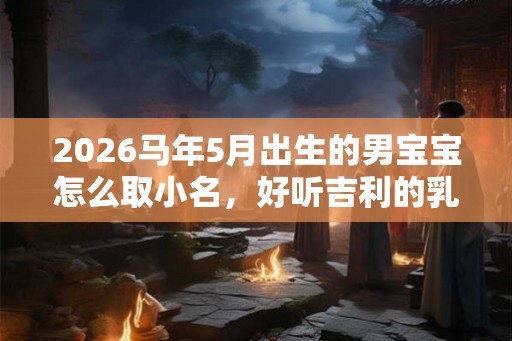 2026马年5月出生的男宝宝怎么取小名，好听吉利的乳名推荐！