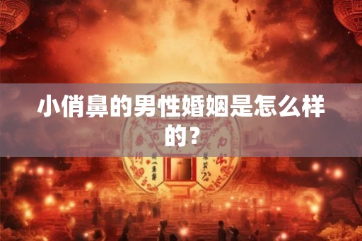 小俏鼻的男性婚姻是怎么样的？