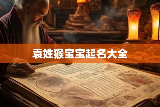 袁姓猴宝宝起名大全