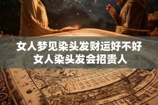 女人梦见染头发财运好不好 女人染头发会招贵人