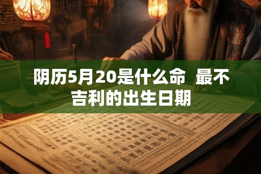 阴历5月20是什么命  最不吉利的出生日期
