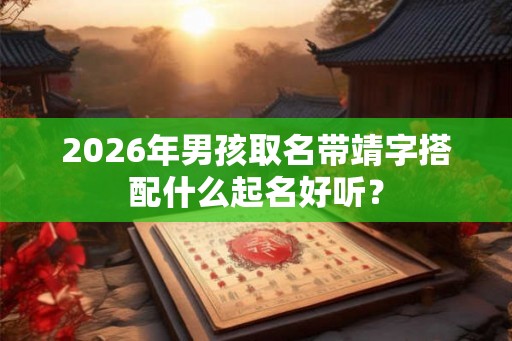 2026年男孩取名带靖字搭配什么起名好听? 2026年男孩取名带靖字搭配什么起名好听?