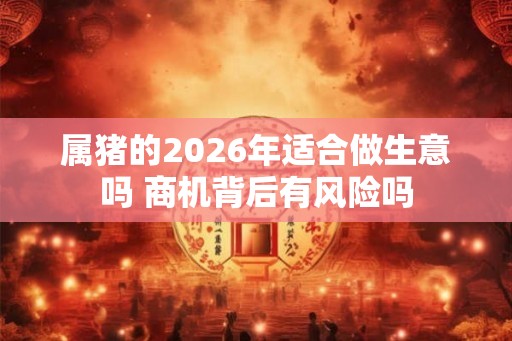 属猪的2026年适合做生意吗 商机背后有风险吗