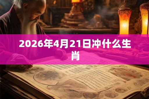 2026年4月21日冲什么生肖 2026年4月21日冲什么生肖