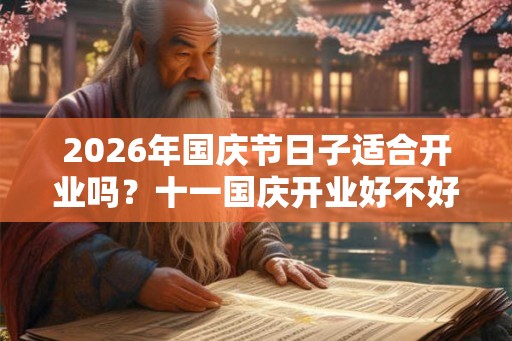 2026年国庆节日子适合开业吗？十一国庆开业好不好？