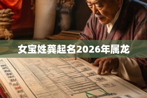 女宝姓龚起名2026年属龙 女宝姓龚起名2026年属龙